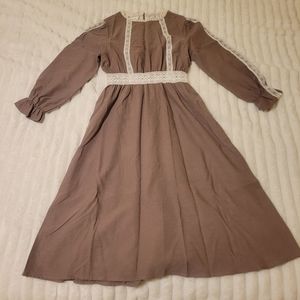 Midi dress size Small in maple brown by Grace&Chili
